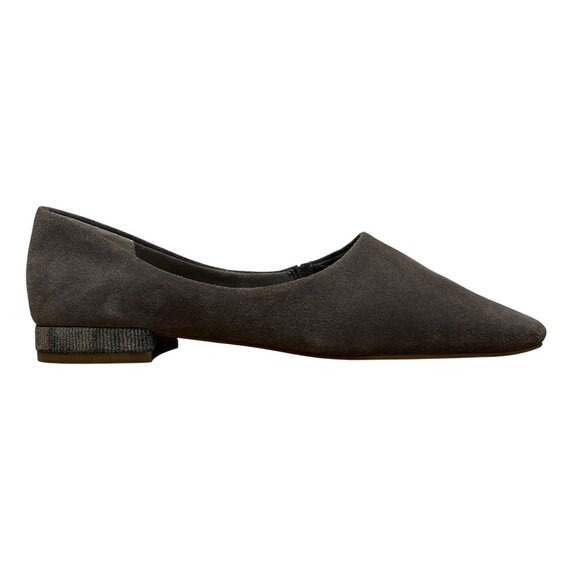 Seychelles Women’s Gray Suede Leather Low Heel Flats Size 8.5 - Picture 1 of 8